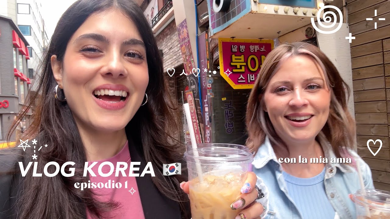 korea vlog ep.01 🇰🇷 porto la mia ama nei miei posti preferiti di Seoul e Busan e cibo buonissimo‎★°࿔