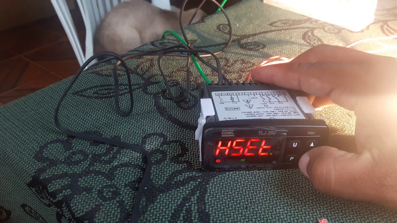 Termostato Coel TLJ29u configuração