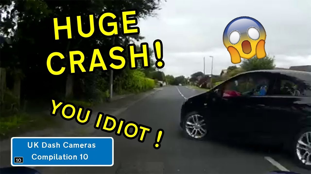 UK Dash Cameras - Compilation 10 - 2018 Bad Drivers, Crashes + Close Calls