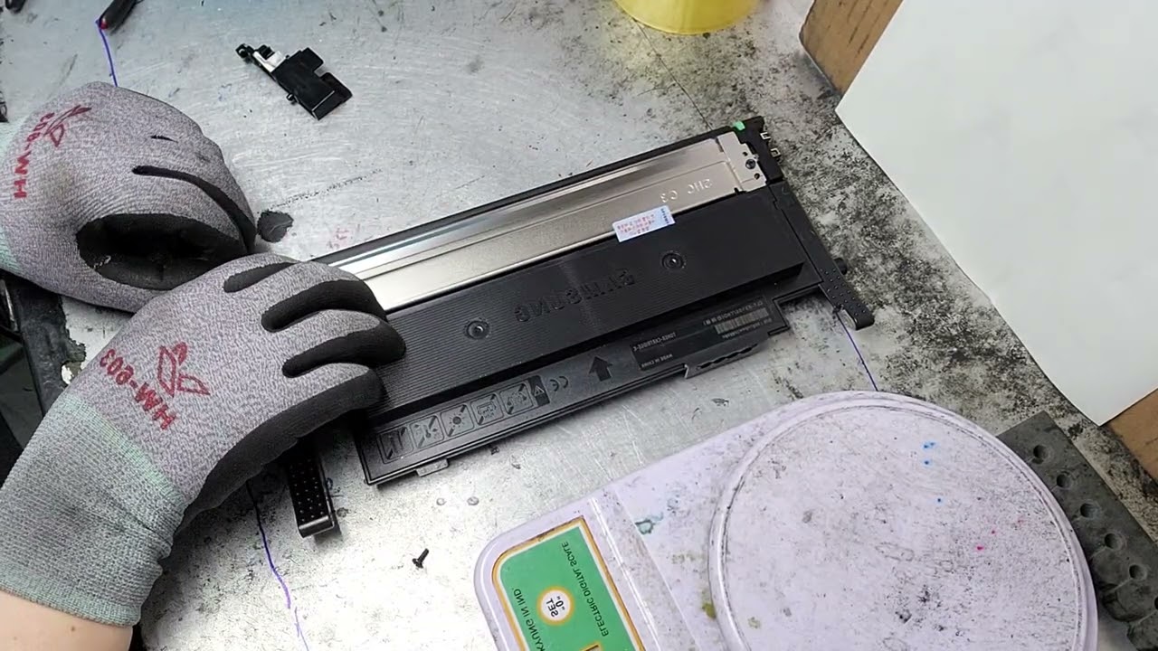 삼성컬러토너 리필 충전방법 칩교체 토너주입구 CLT-K510S K515S K404S K403S K405S K406