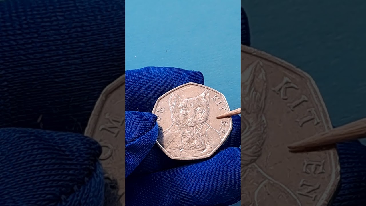 Rare 2017 Tom Kitten Potter 50p & realistic value UK #coinsworthmoney #coins #rarecoins #worldcoins