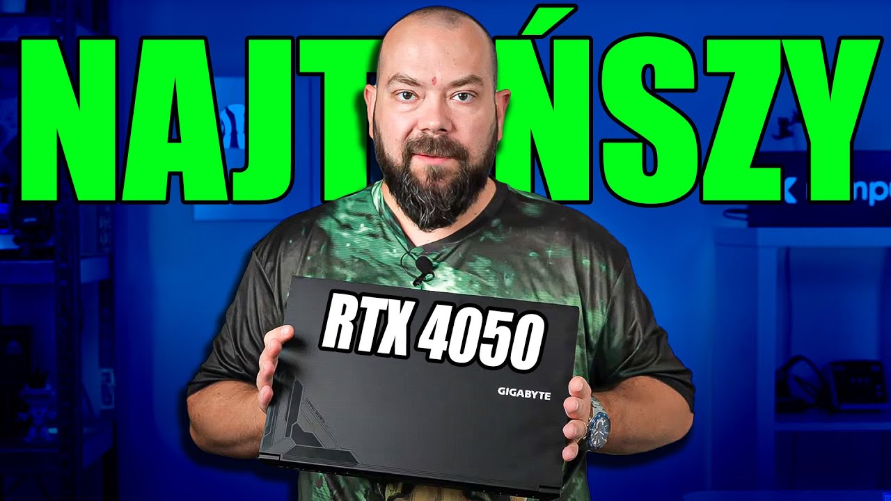 NAJTAŃSZY LAPTOP Z RTX 4050 - testuję i rozbieram.