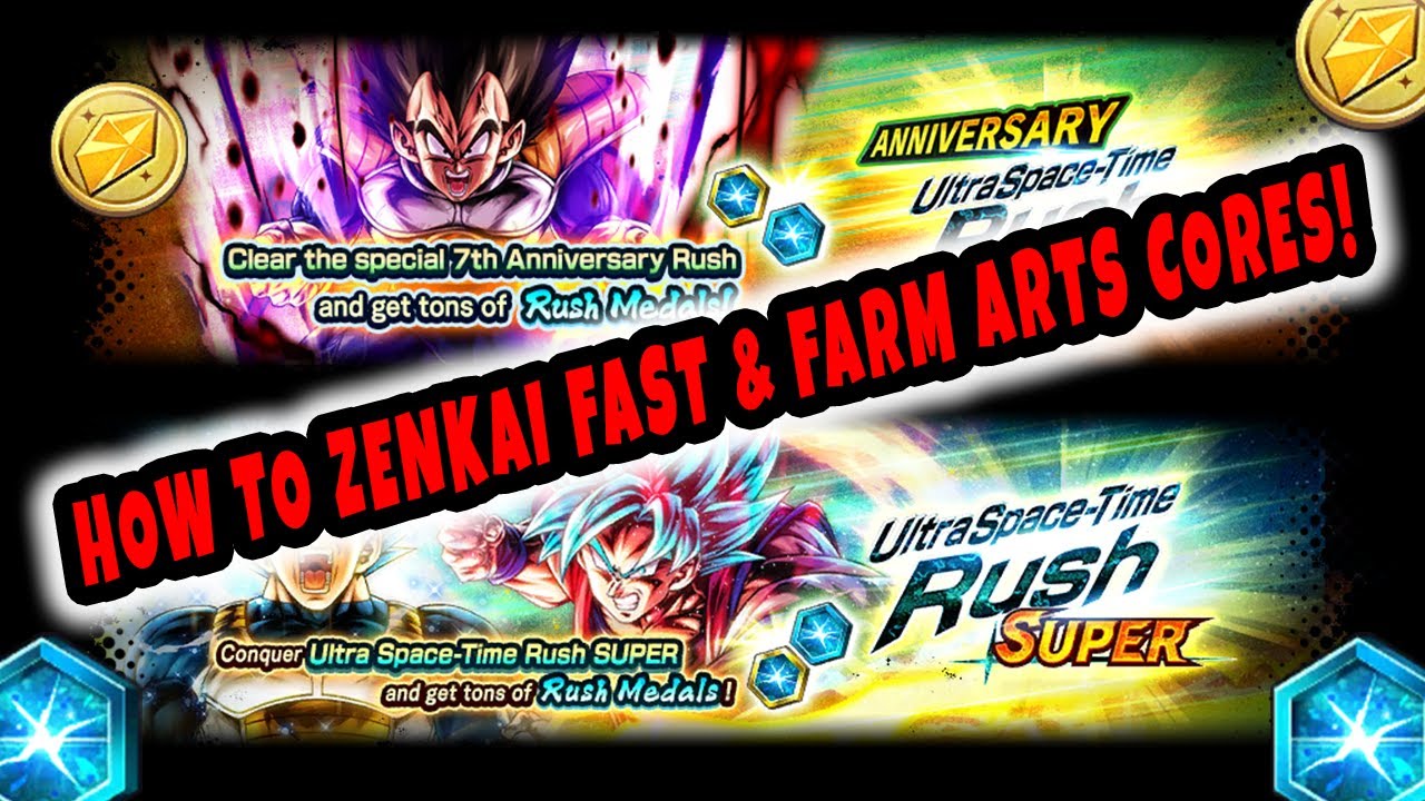 DRAGON BALL LEGENDS - HOW TO ZENKAI FAST & FARM ARTS SEEDS AND ARTS CORES! #dblegends