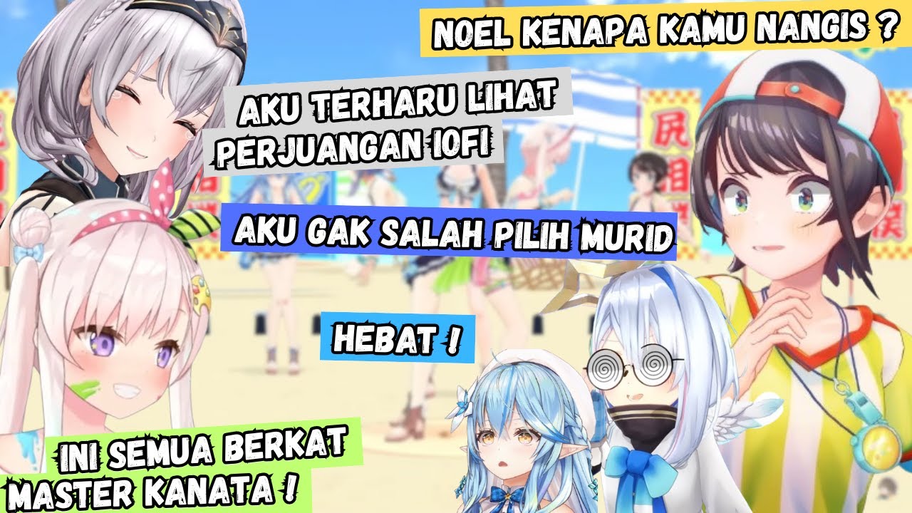 Perjuangan Iofi Untuk Menjadi Juara Sumo Bokong Membuat Noel Nangis Terharu | Hololive Sub id