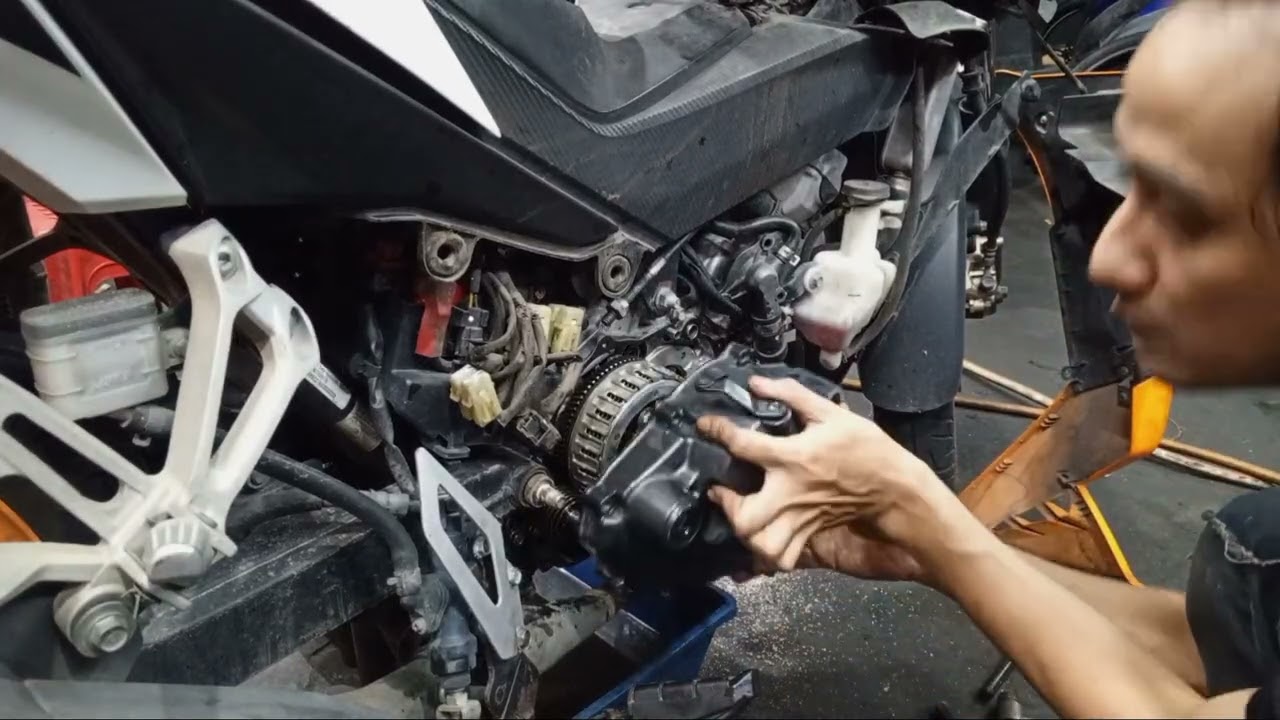 Asas Cara Buka Pasang Bahagian Clutch RS150