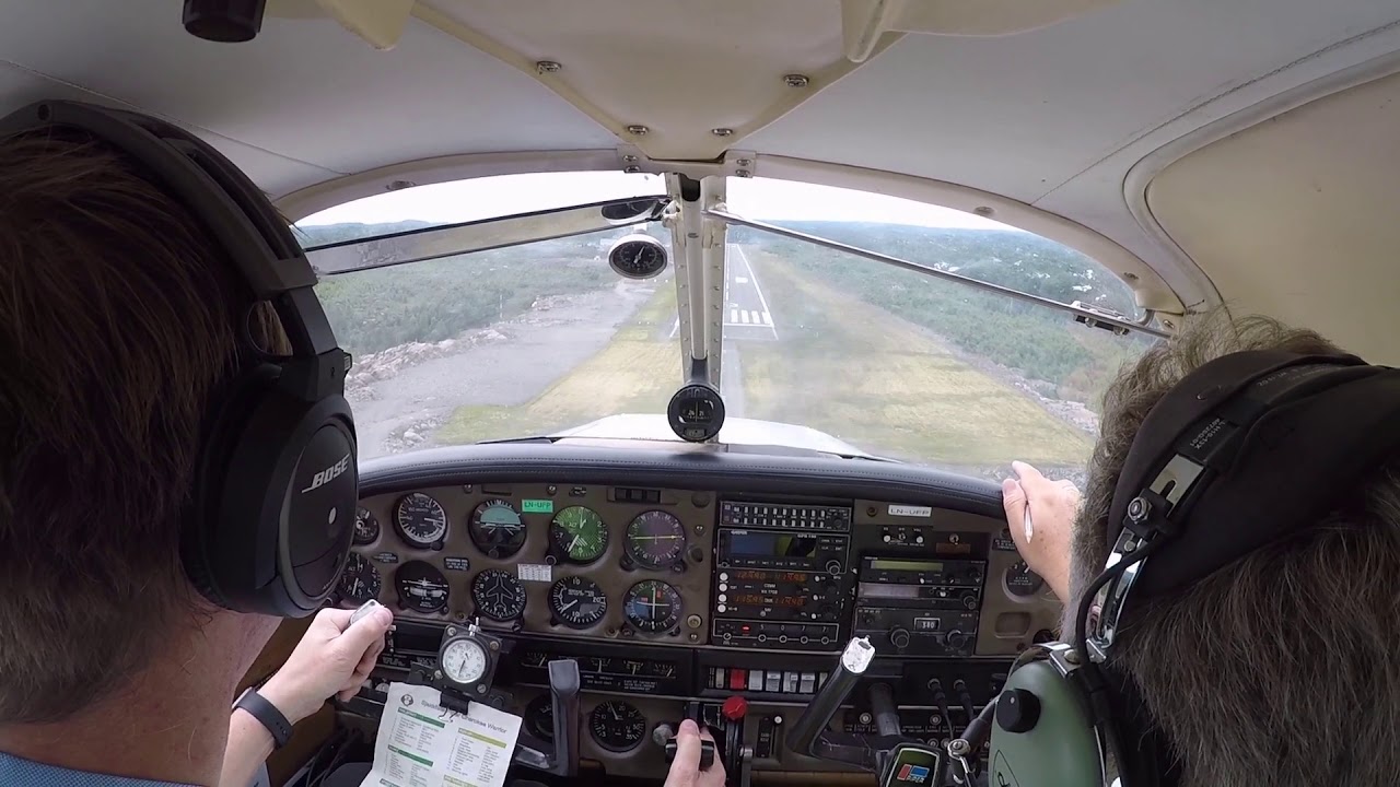 Landing RWY23 at ENGK