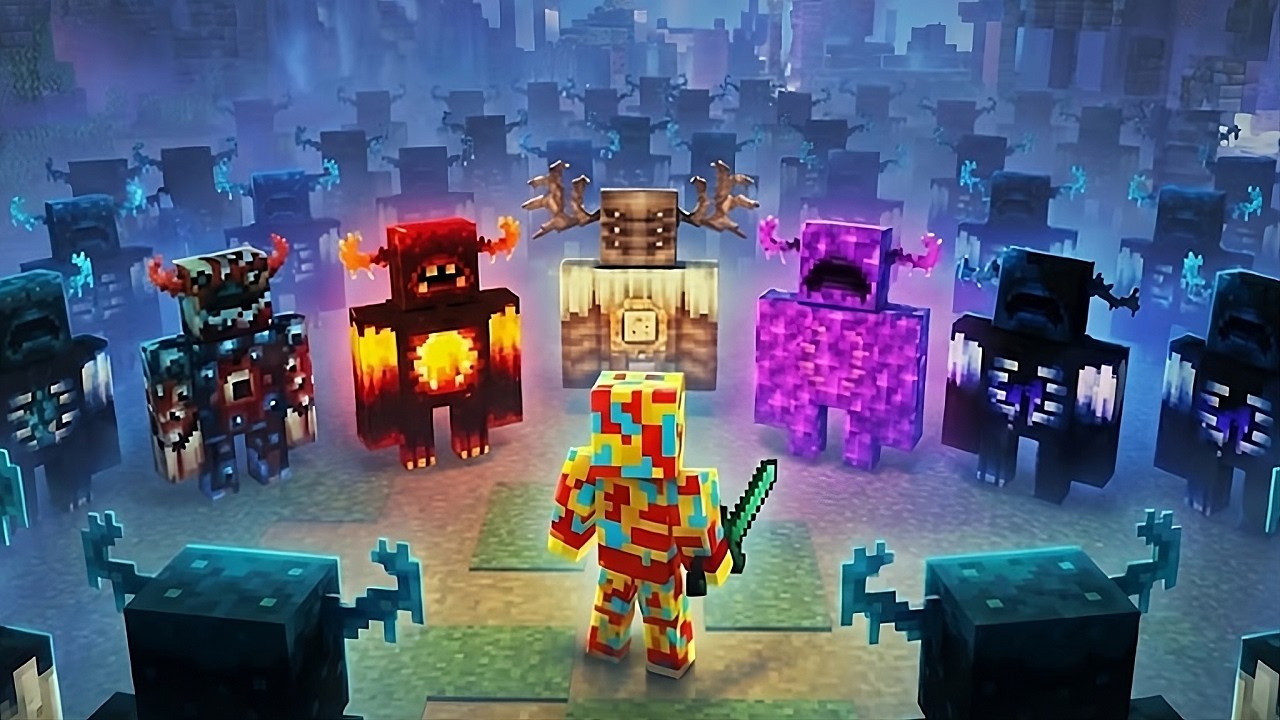 Minecraft but I save it from the WARDEN INVASION [THE MOVIE]