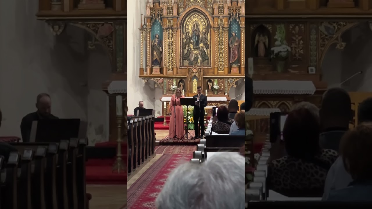 A.L.Webber: Pie Jesu (Requiem), Lea a Filip Demek spev, Marek Jamrich klavír, 12.8.2023 F