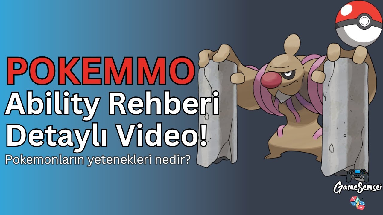 PokeMMO Önemli Pokemonların Yetenekleri Nelerdir? Hidden Ability Nedir? Pokemon Türkçe Rehber