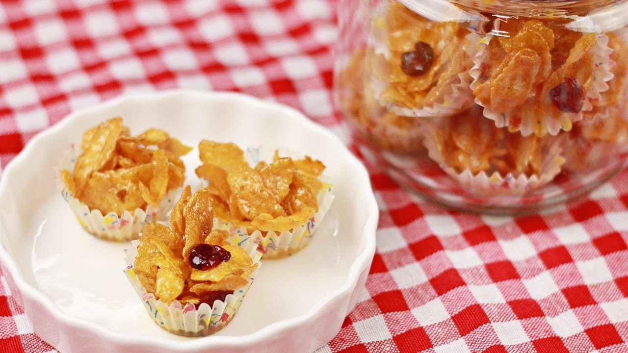 Honey Cornflakes - Chinese New Year - Recipe By ZaTaYaYummy