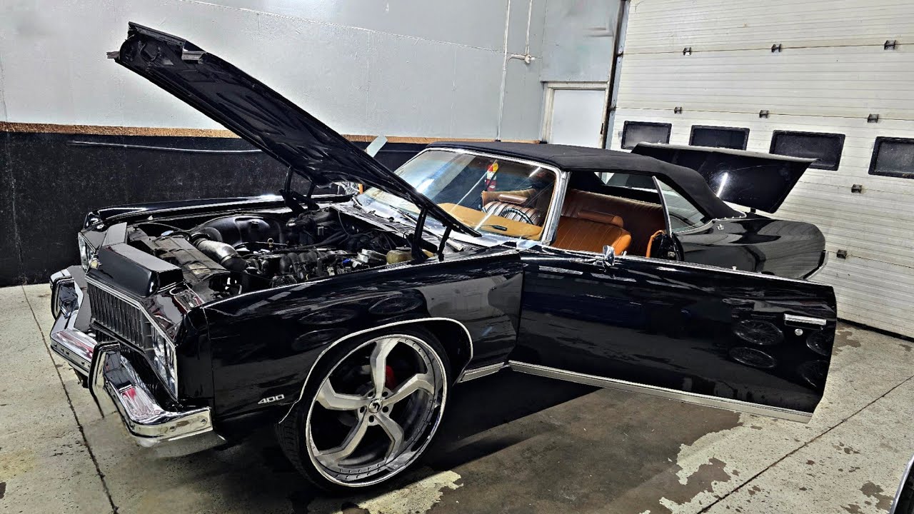 Chevrolet Caprice LS 1973 года, замененный на 26-дюймовые диски Forgiato