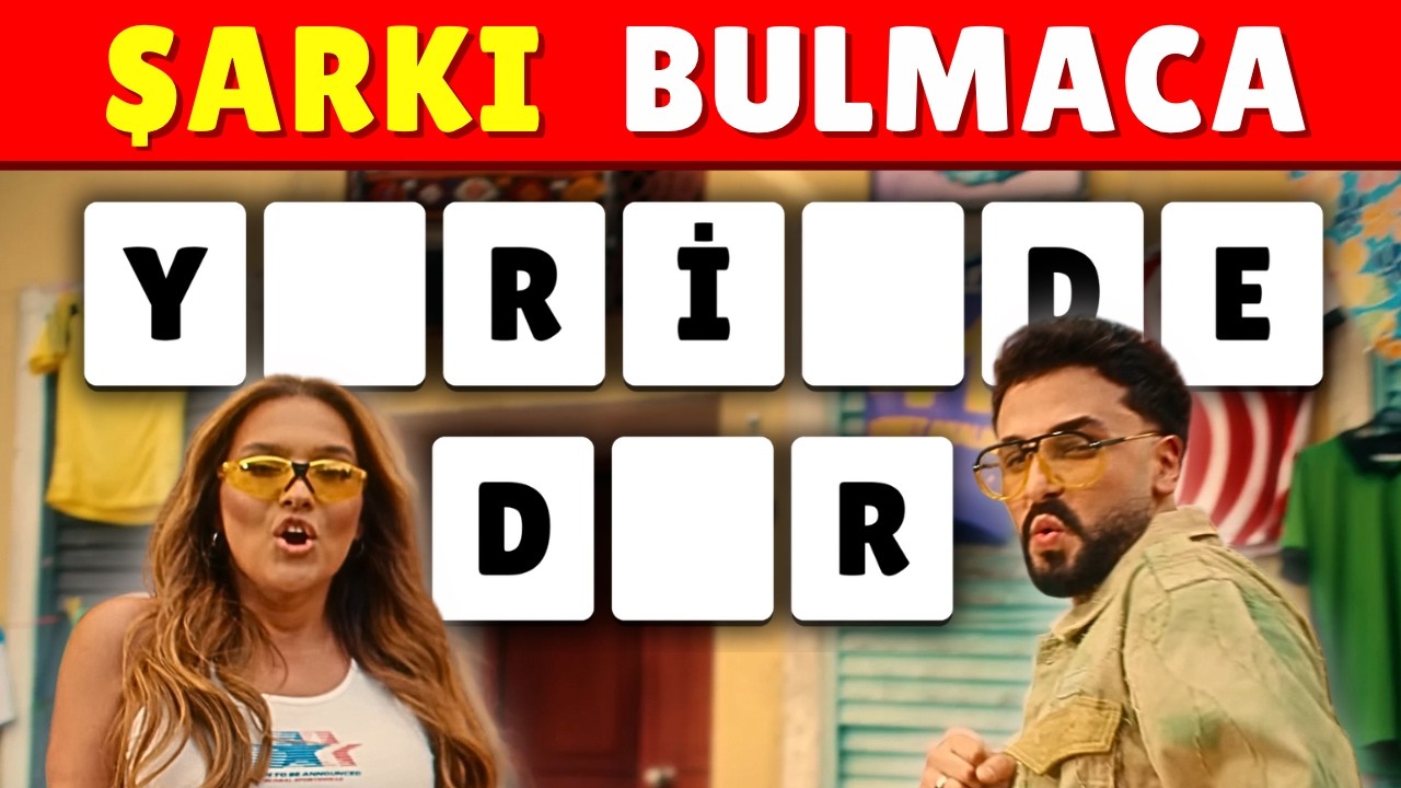 Şarkı Bulmaca! 🎵🔥 Eksik Harflerden Şarkıyı Tahmin Et!
