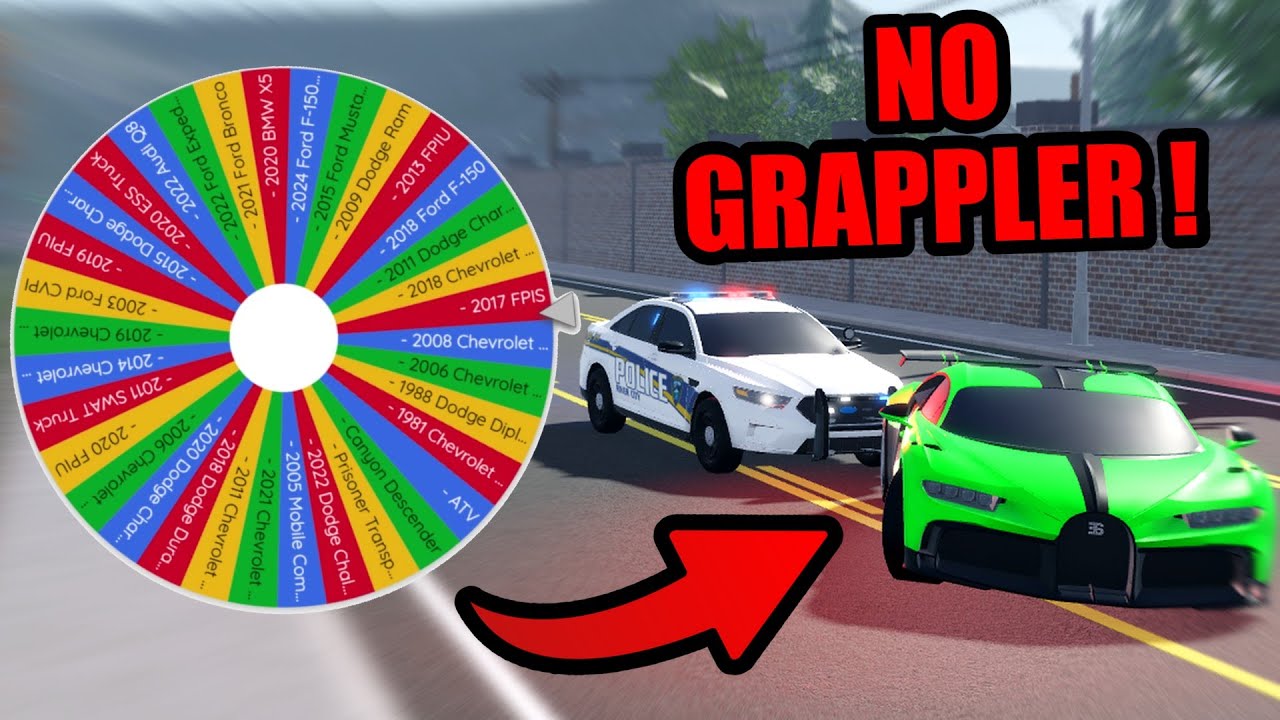 Police Car RANDOMIZER CHALLENGE !