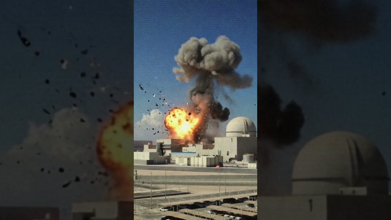 Drone Attack Near UAE Nuclear Power Plant l Barakah power plant