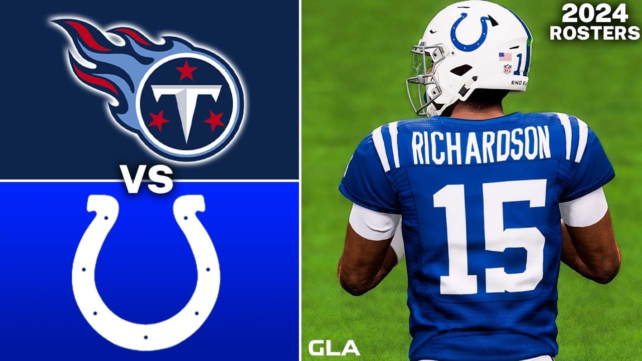 Titans vs. Colts Simulation | Will Levis, Anthony Richardson | Madden 24 Rosters PS5