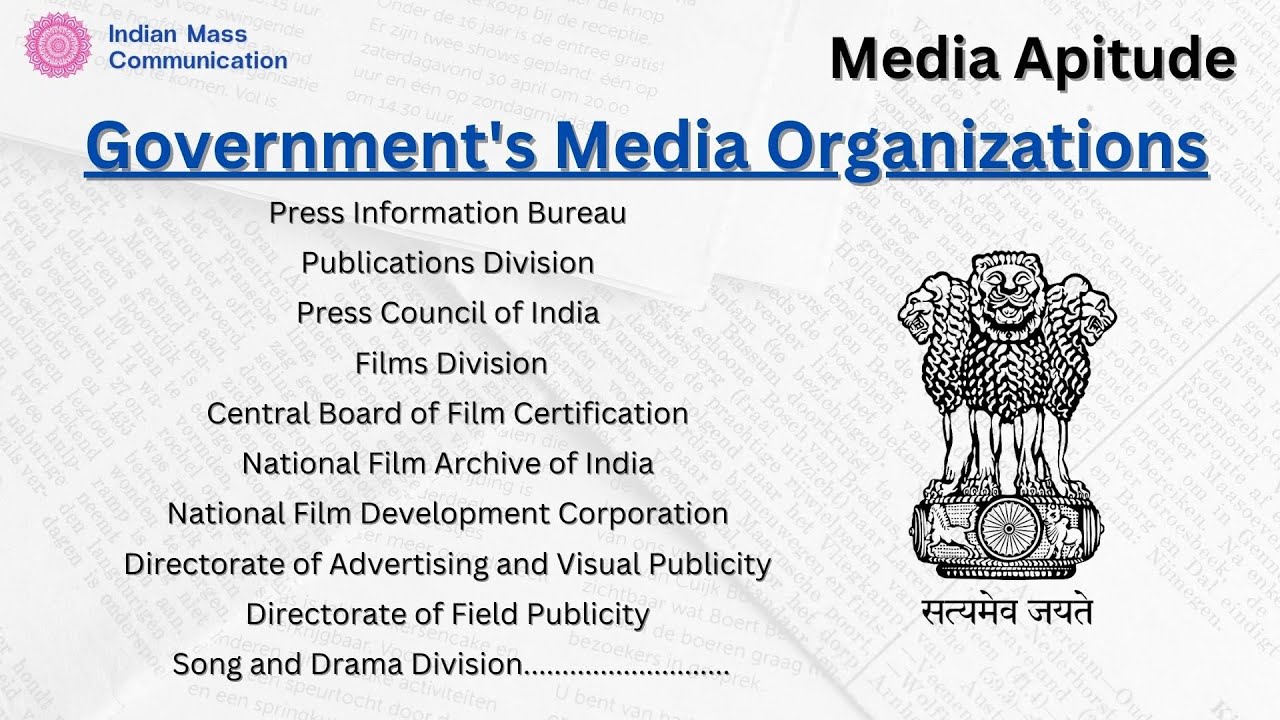 Media Organizations of Ministry of I & B | Mass Communication and Journalism|UGC NET|CUET PG |COQP17