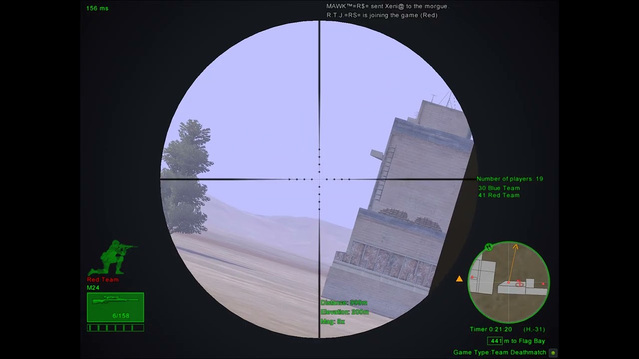 Delta Force  Black Hawk Down - 2022 10 31 - Multiplayer - Sniper Session - Old GAME (but still GOOD)