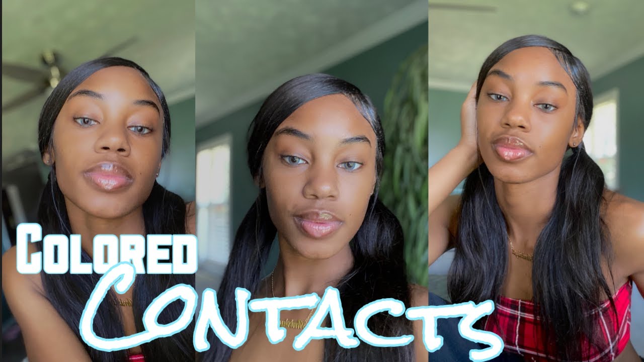 Trying Colored Contacts For The First Time | Ft TTDEYE Review