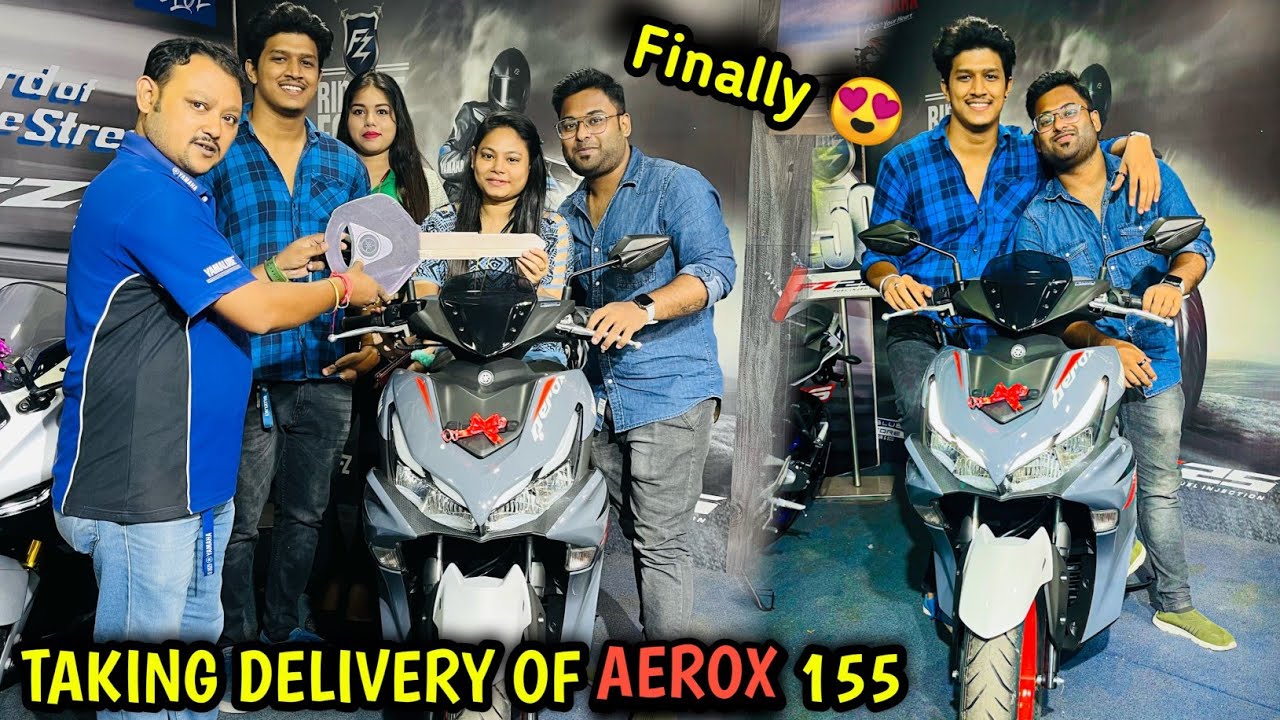Finally Taking Delivery of New 2022 yamaha Aerox 155 😍🔥 | Maxi Sports Scooter |