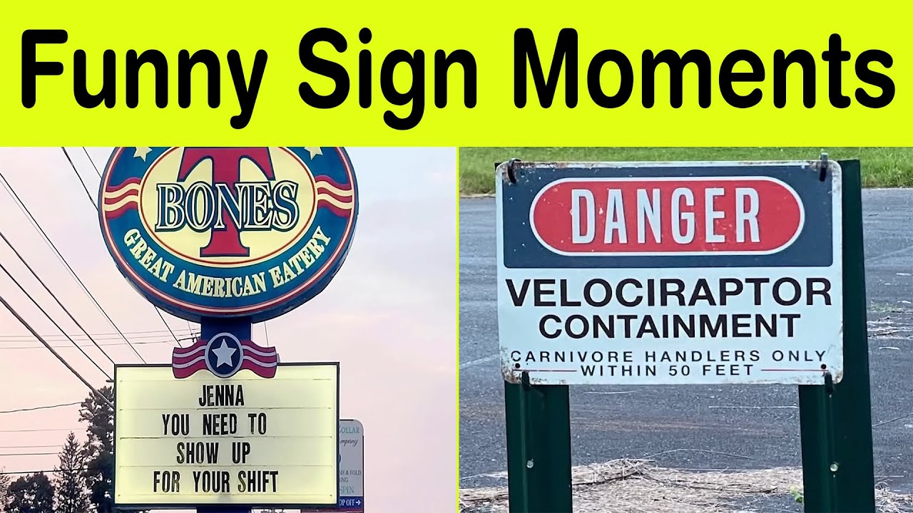 Funny Sign Moments That Will Make You Laugh Instantly – Pure Accidental Comedy! || Happy Panda