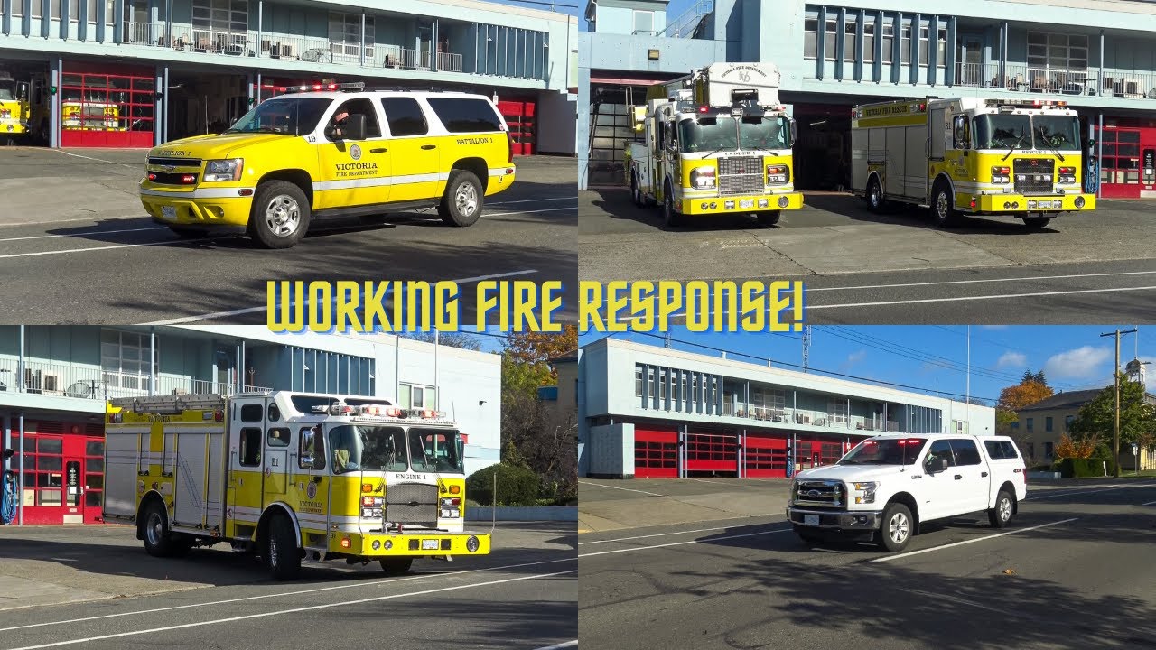 Victoria Fire Department - Working Structure Fire Response