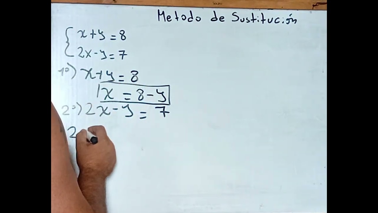 SISTEMA DE ECUACIÓN LINEAL CON DOS INCOGNITAS #ecuacionessimples #algebra #matemáticafácil 