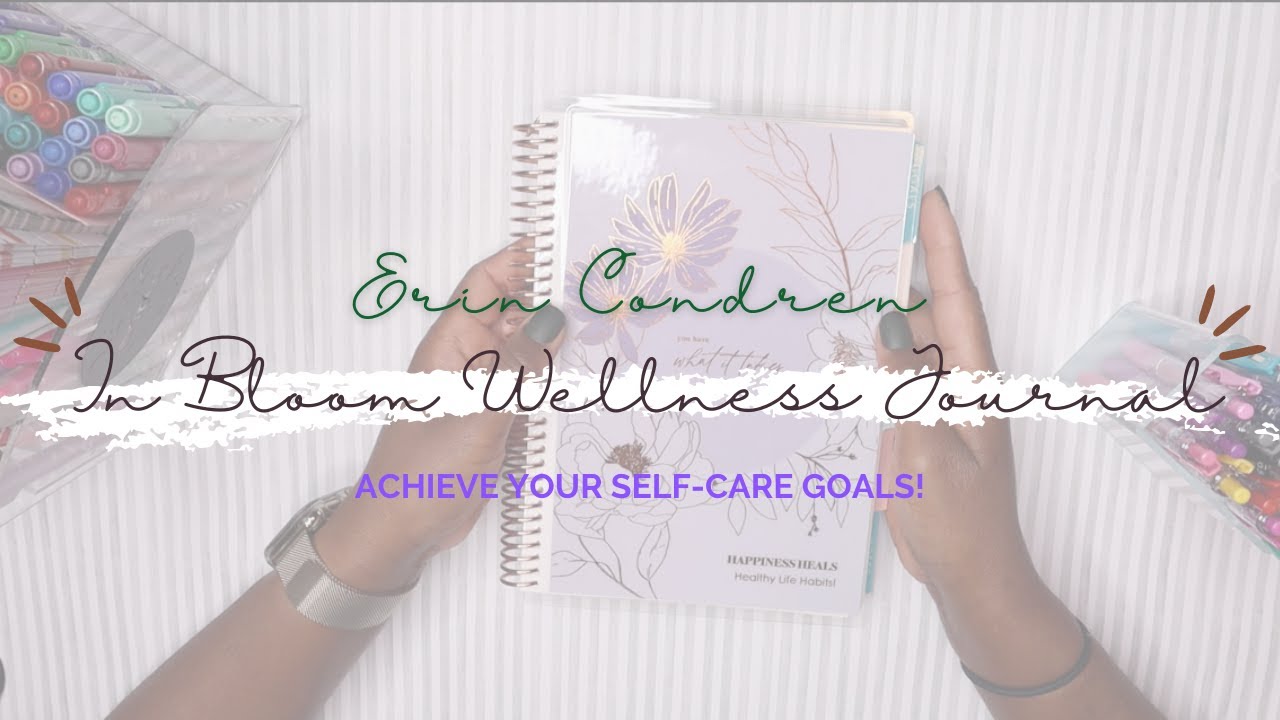 *NEW* Erin Condren A5 Personal Wellness Journal| Achieve Better Health and Wellness Goals This Year!