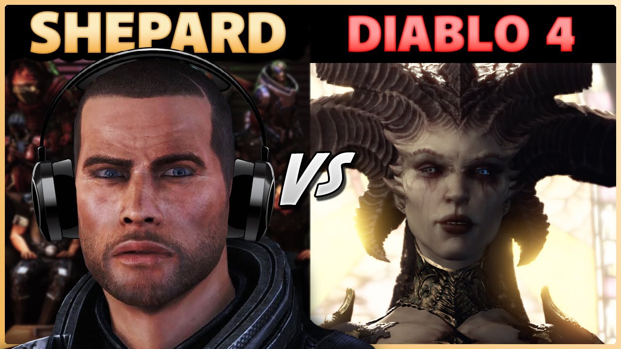 Командир Шепард играет в Diablo 4, хотя, возможно, и не стоит этого делать