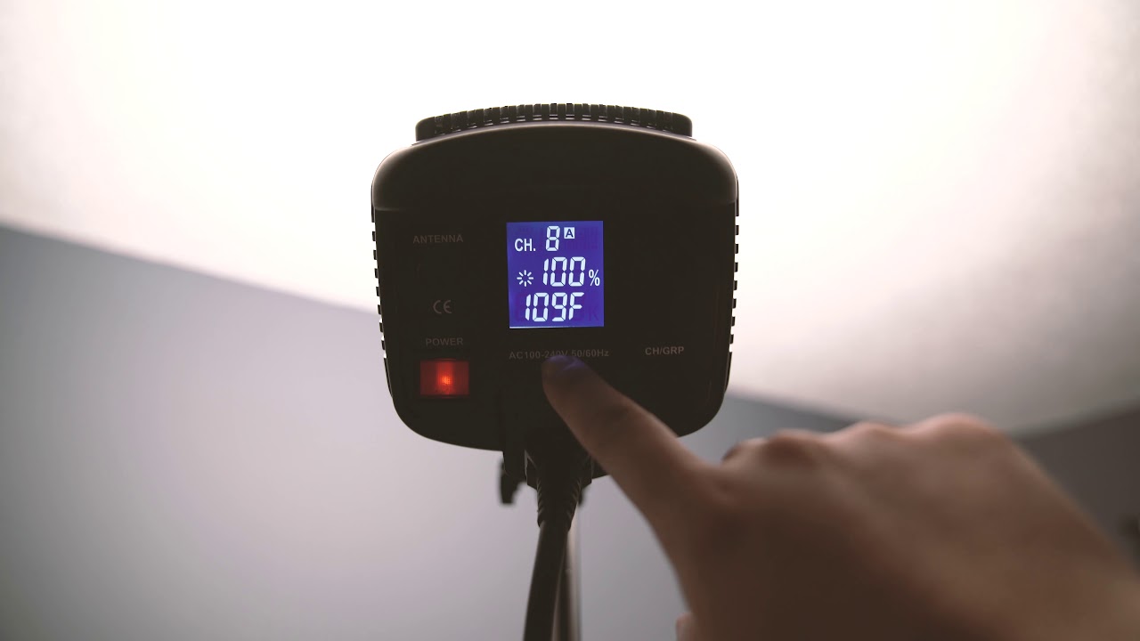 Godox SL-150 100% Light Output Temperature and Fan Noise