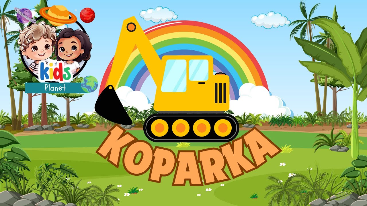 Kop Koparo Koparka niech skacze! ⭐  - piosenki dla dzieci #piosenkidladzieci #koparka #popolsku
