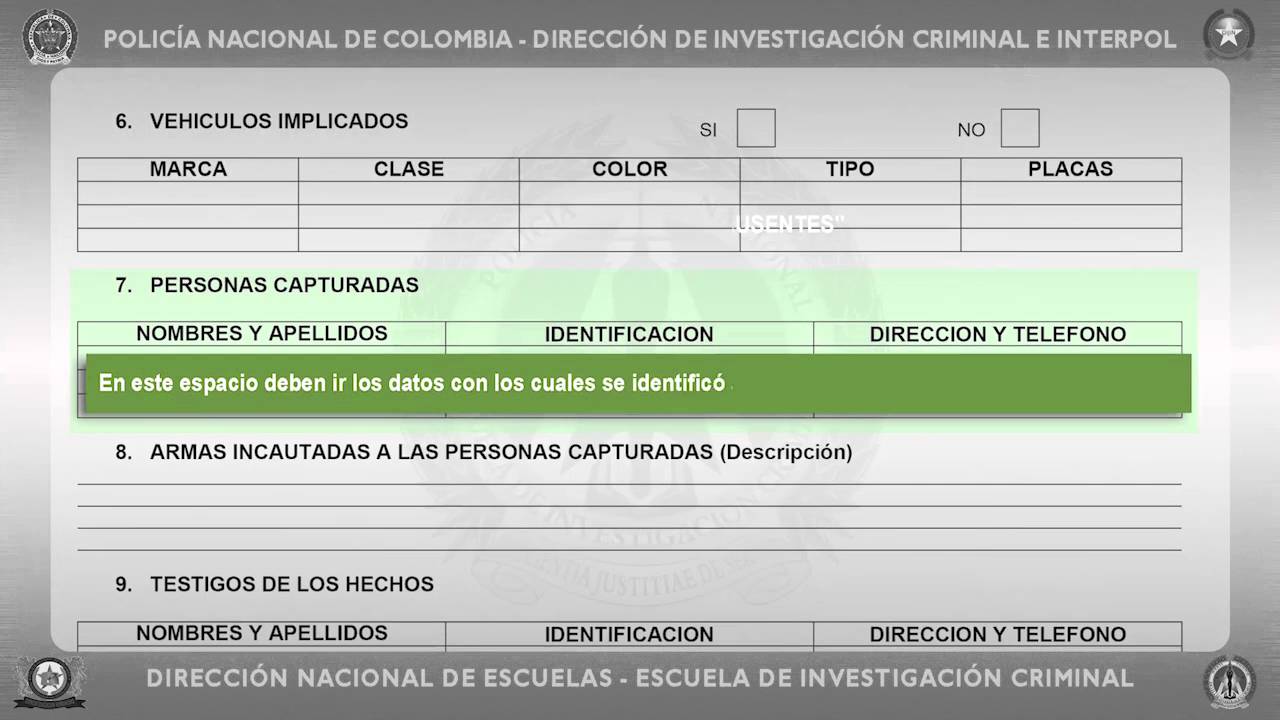 Actuación del primer respondiente - policiadecolombia