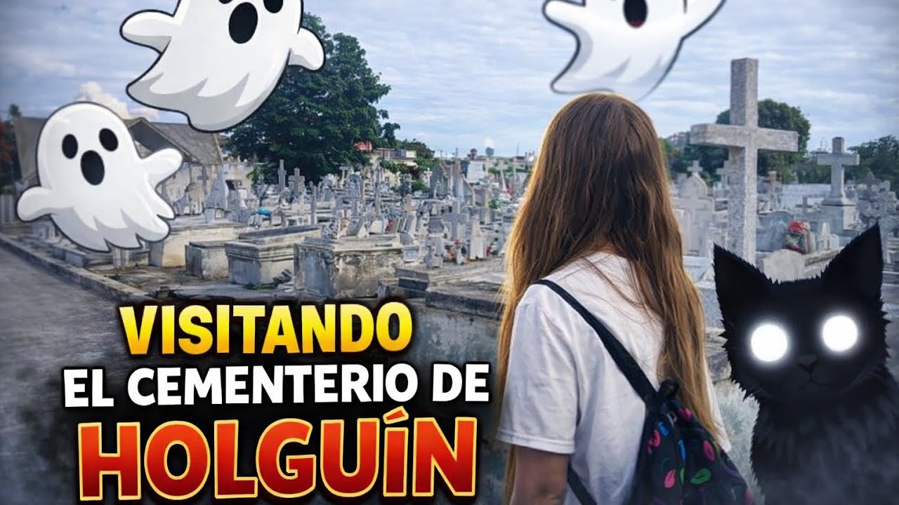 Visitando un cementerio 😬que miedo 😱