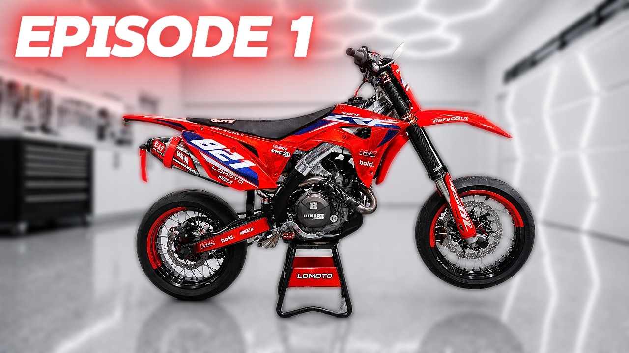 CRF450L $25,000 SUPERMOTO BUILD….. EPISODE 1