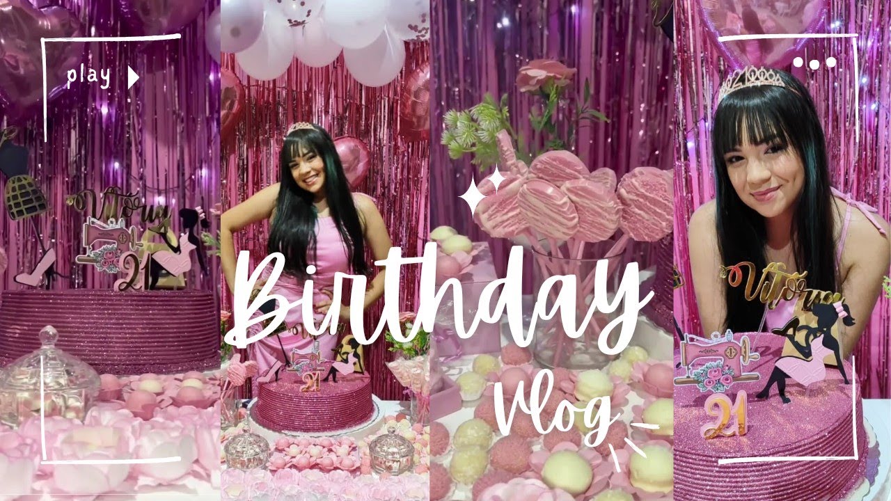 DIY FESTA EM CASA - Meu aniversário 21 ✨