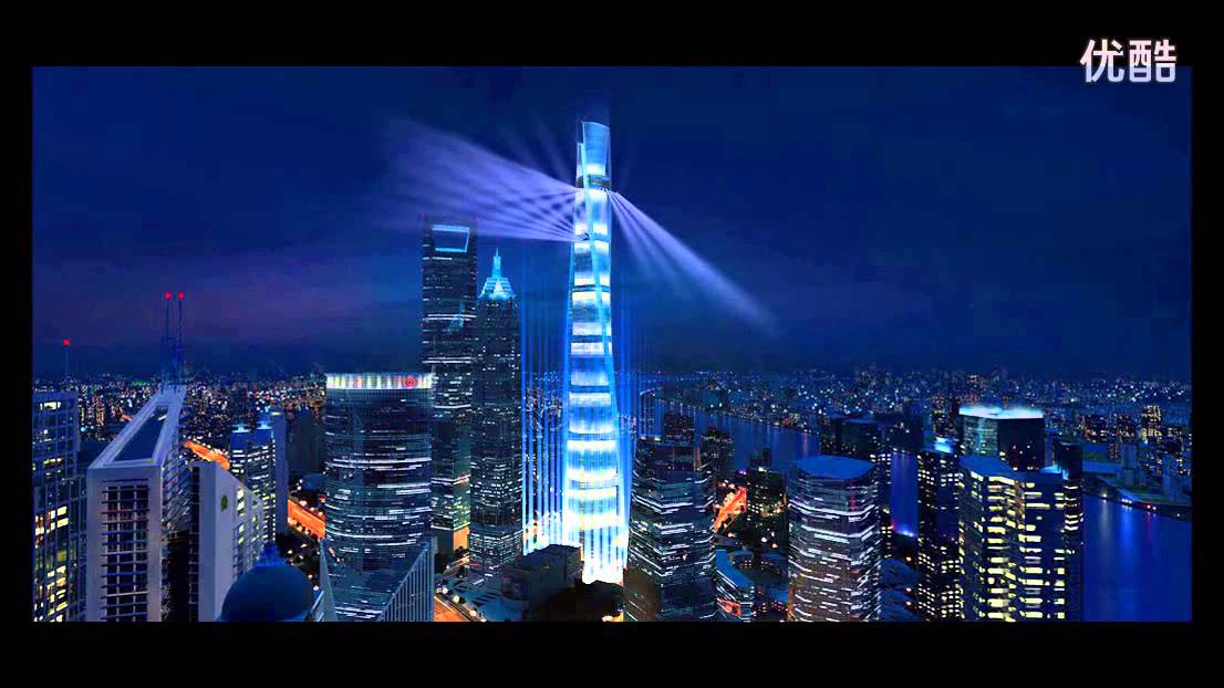 The Shanghai Tower - The Greatest Light Show of 2015