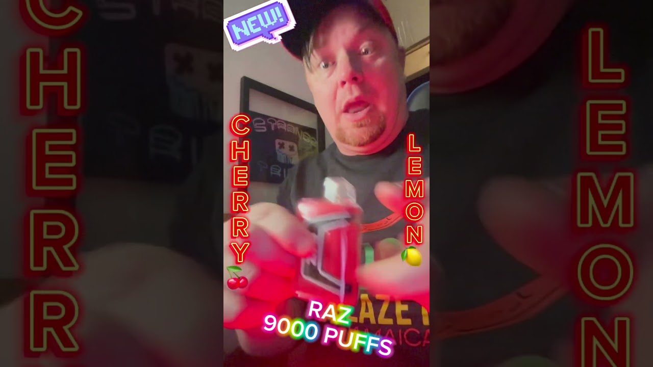 #new #raz #vape #9000 #puffs #firsttime #trying #largest #clouds I ever done.