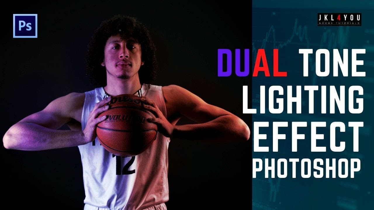 Apply Dual Tone lighting effect in Photoshop // #adobetutorial