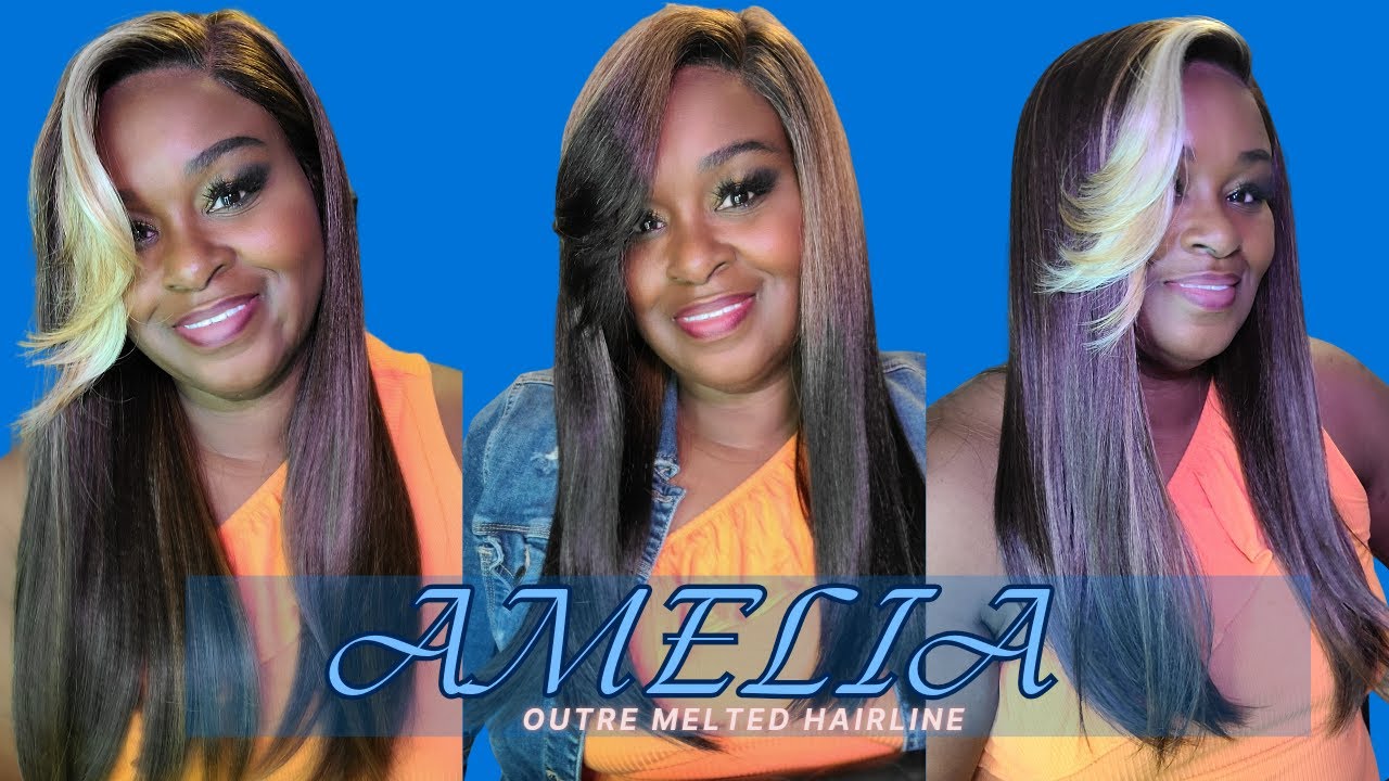 AMELIA 🌾EVERYDAY READY FOR FALL🍂  OUTRE MELTED HAIRLINE SYNTHETIC LACE FRONT WIG//@WeezyWigReviews