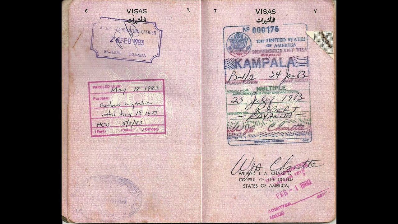 HOW I GOT MY FIRST PASSPORT AND AMERICAN VISA (1982)