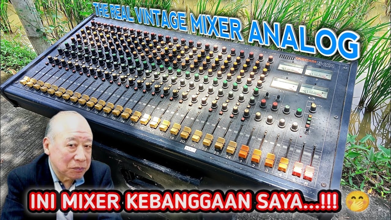 ❗BERUNTUNG SEKALI KALIAN MASIH BISA LIHAT MIXER INI | TASCAM M-224 Original Japan