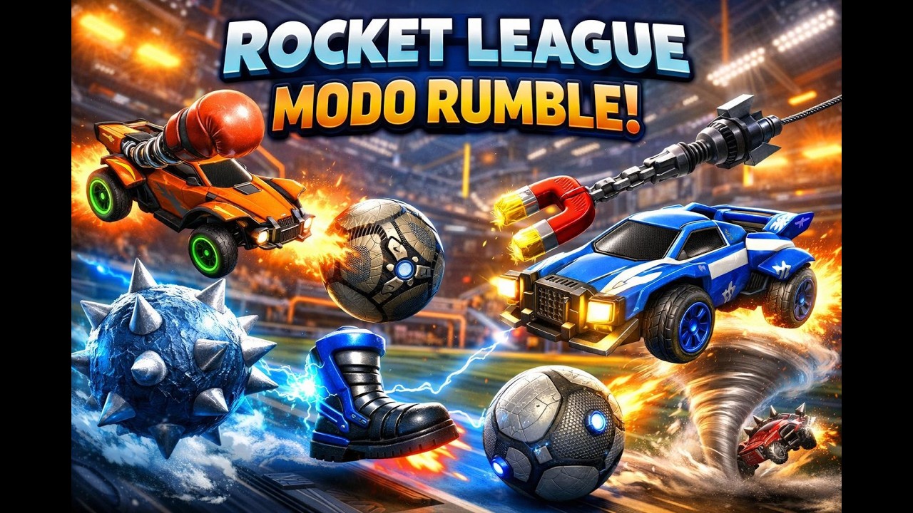 ESTE MODO ES UN CAOS!! - ROCKET LEAGUE