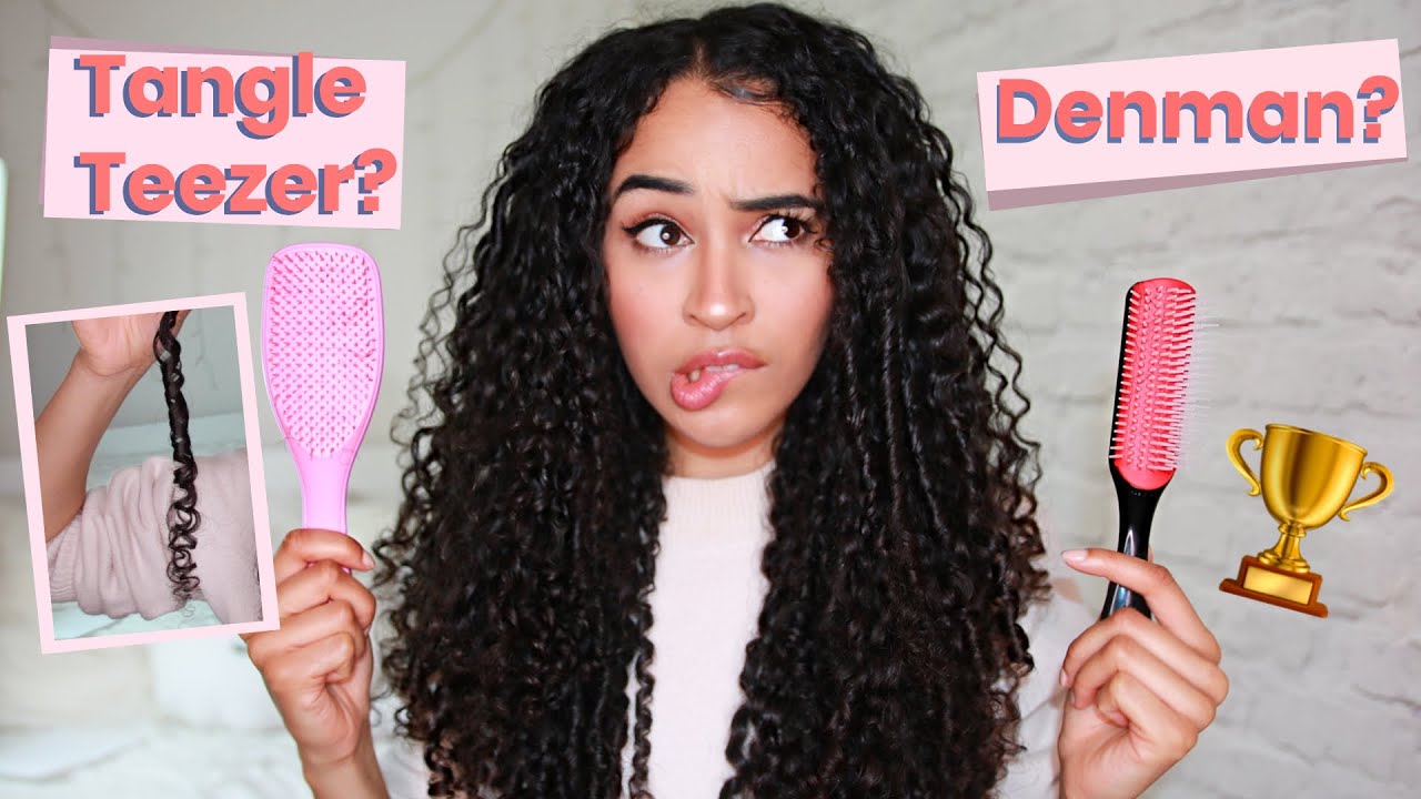 Tangle Teezer Vs Denman | BEST CURL DEFINITION BRUSH 2020?