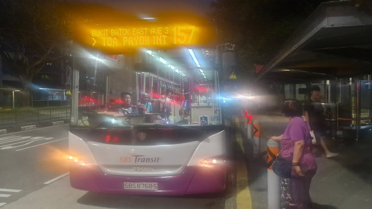 SBS Transit Bus Service 157 Scania K230UB Euro V Batch 1 SBS8768S