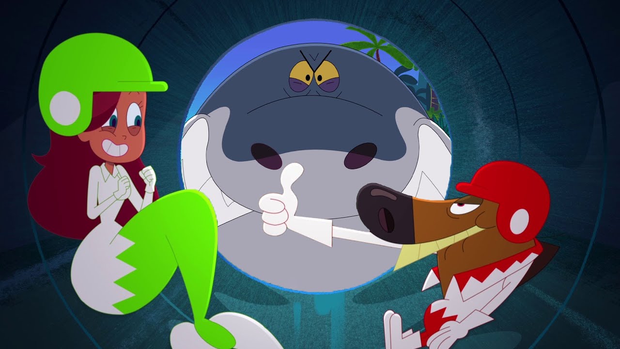 ZIG e SHARKO 🌴 A LONGA QUEDA 💥 Zig e Sharko Brasil | Desenho Animado em português