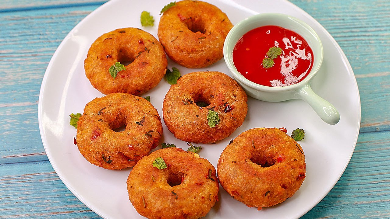 Crispy Potato Donuts | Lunchbox Idea | Aloo Donuts | Toasted