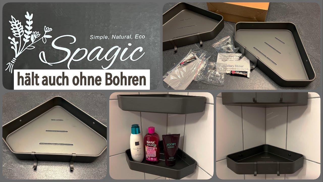 Produkttest - Duschablage ohne Bohren von Spagic von Diyome