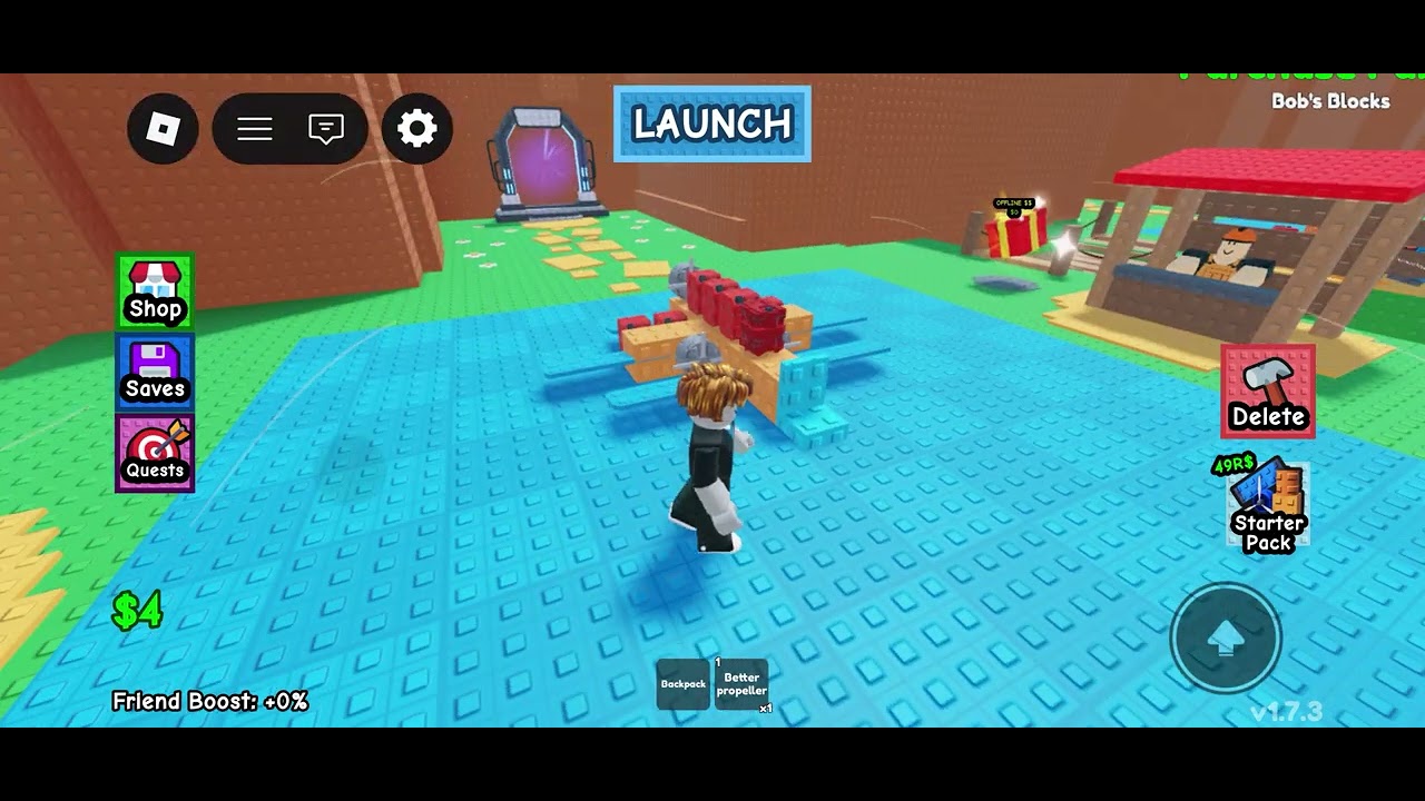 I played build a plane on my alt.