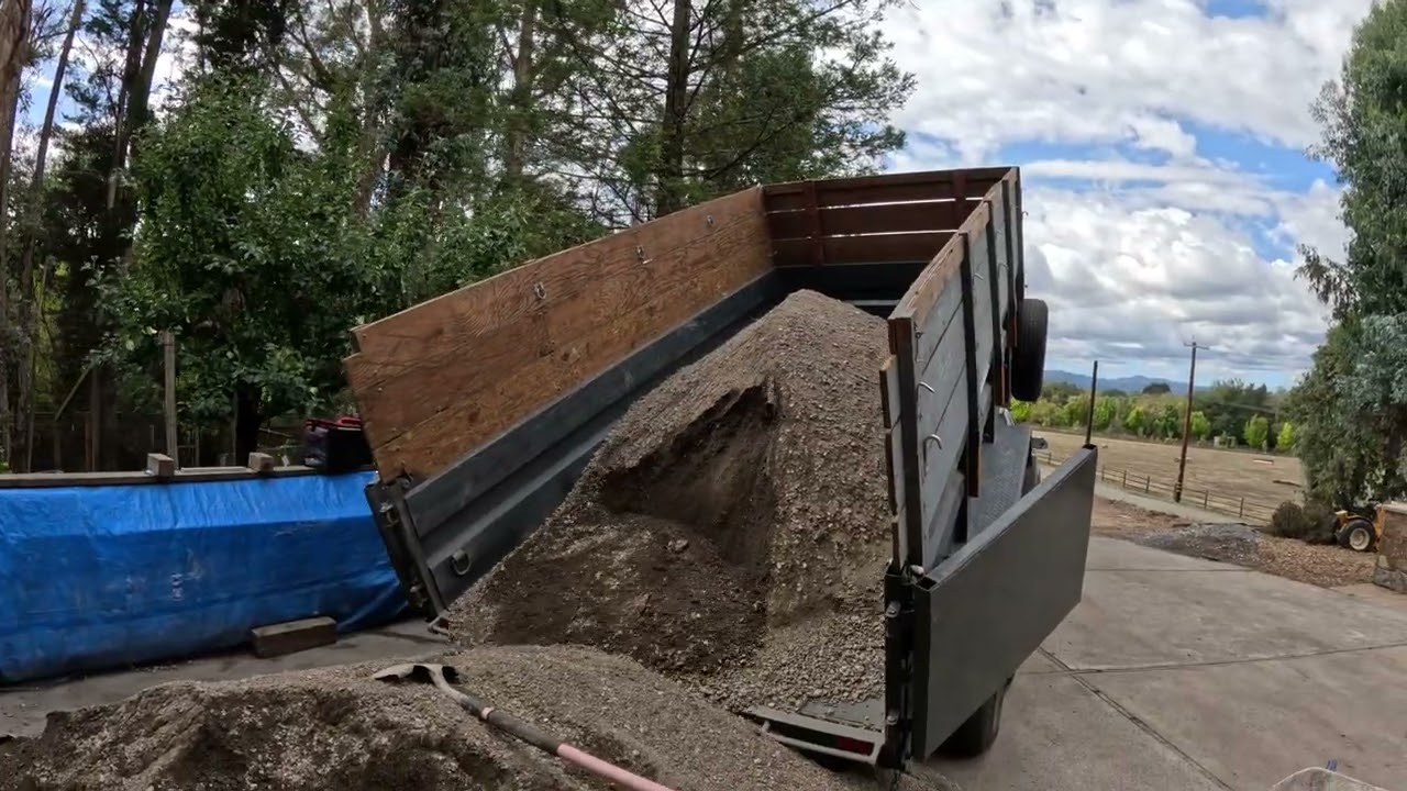 Truck Work & Masonry Life | Hauling 4 Yards of Base Rock! 