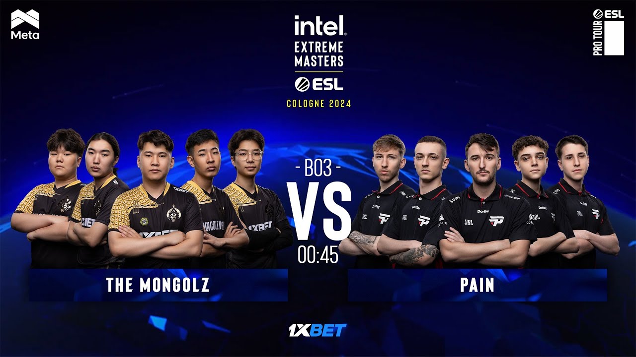 MONGOLZ vs PAIN - IEM Cologne 2024 - Group Stage - BO3 - MN cast
