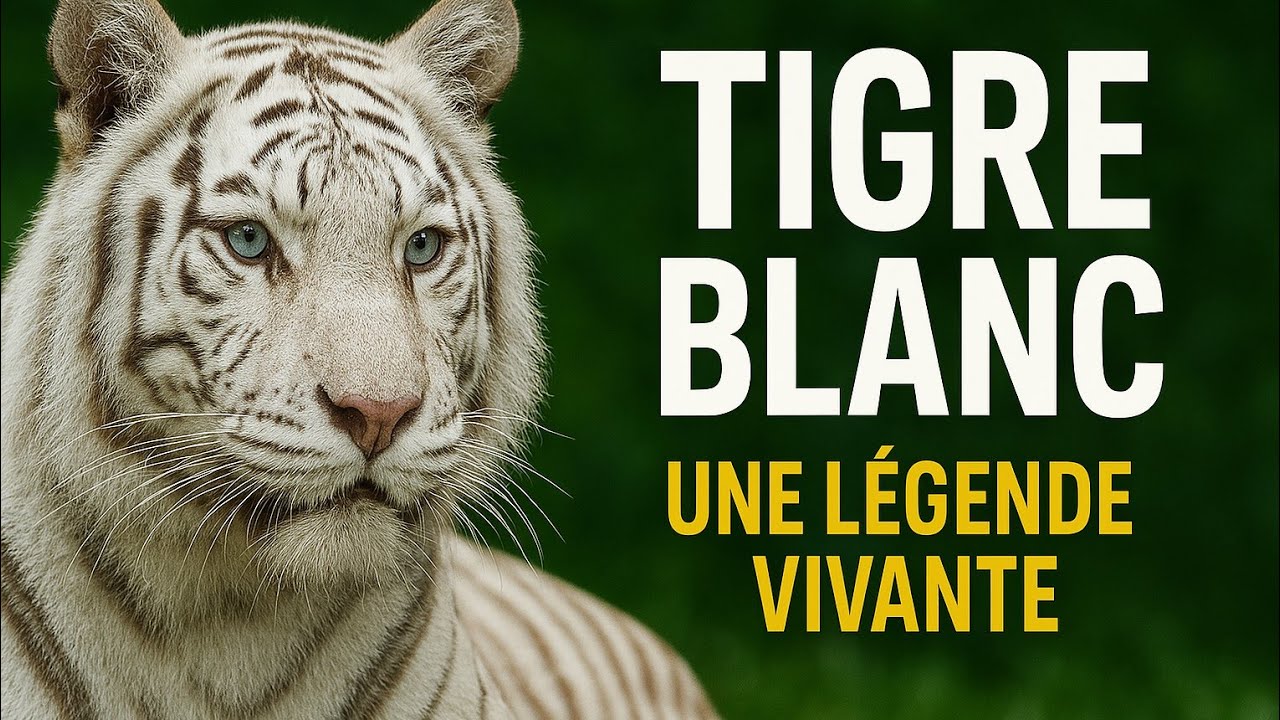 Le Tigre Blanc : Une L&eacute;gende Vivante de la Jungle| no copyright